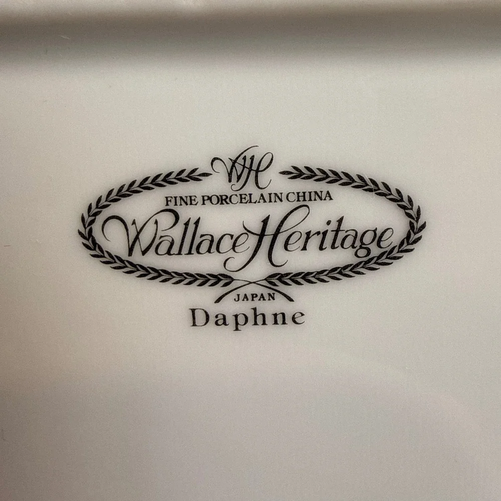 VTG Wallace Heritage Daphne Oval Serving Platter 14